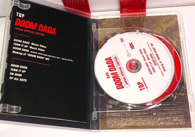T.O.P DOOM DADA JAPAN SPECIAL EDITION CD+DVD 2 disc set Limited