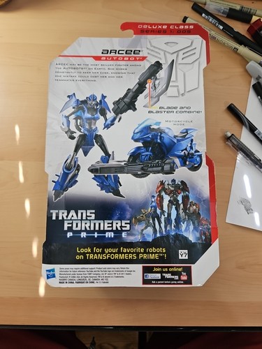 ARCEE TRANSFORMERS PRIME ROBOTS IN DISGUISE FIGURE (HASBRO 2011) NEW - Picture 6 of 8