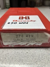 Hornady Two-Die Set in 270 Caliber, Full Length, Part 044300