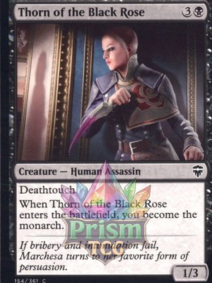 Dorn der schwarzen Rose 154/361 Common Commander Legends MTG