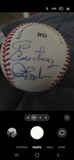 Pat Borders Signed Baseball Toronto Blue Jays : Signed TO COURTNEY