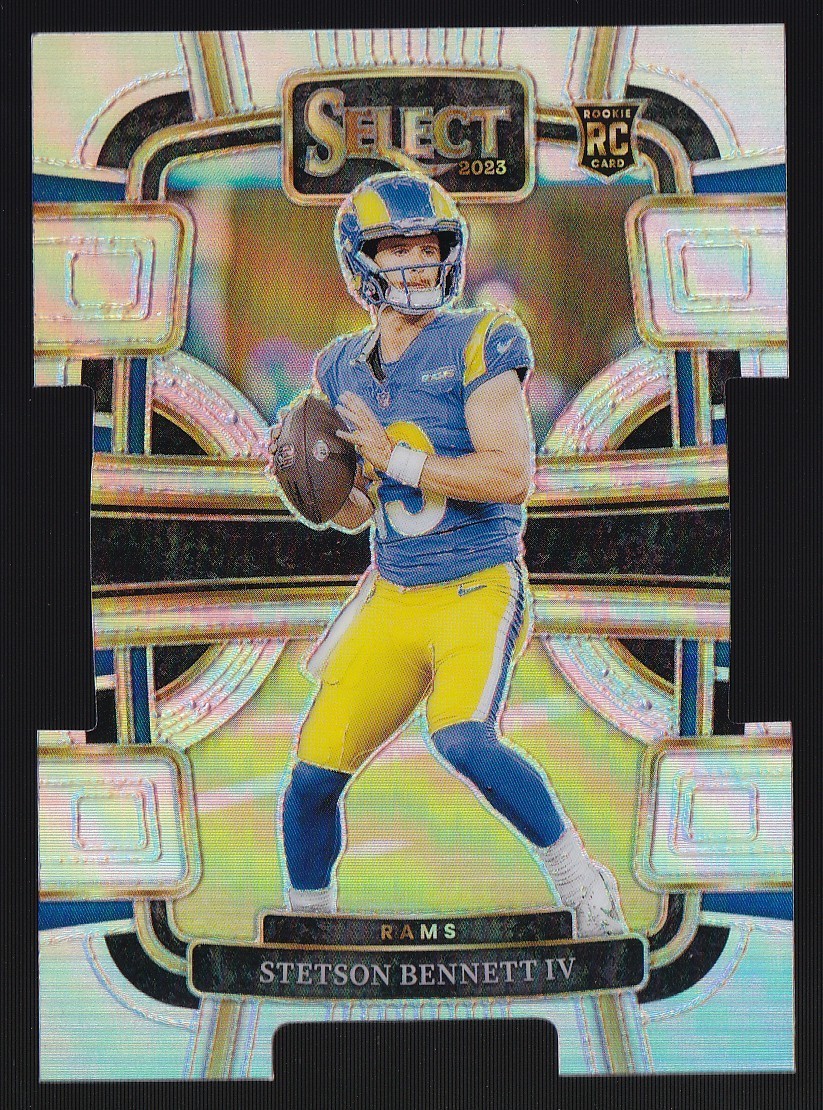 2023 Panini Select - Concourse Silver Prizm Die-Cut #55 Stetson Bennett RC