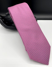 Nordstrom Men's 100 Silk Tie  Berry  Geometric  NEW MSRP: 49.50