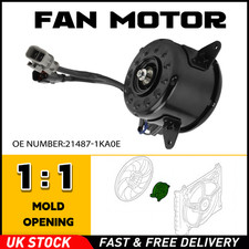 For NISSAN JUKE 2014-2019 3+2 Pin AC Radiator Fan Motor OE 21487-1KA0E Replaces