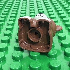 Lego Duplo Figure Teddy Bear brown w/ Tan Mouth & Feet paws Animal Forest Santa