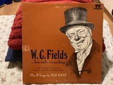 W.C. FIELDS LP + 8 SONGS BY MAE WEST,EXC. COND; PROSCENIUM LABEL/ FREE POSTAGE!!