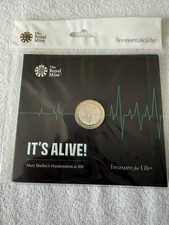 2018 Frankenstein £2 Pound Coin Two Pound BUNC Uncirculated Royal Mint