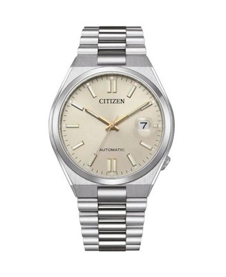 CITIZEN Men Analog Automatic Casual Watch Classic Dress Sand Dial Waterproof Rou