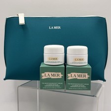 La Mer The Moisturizing Soft Cream Beauty Pouch 3 Piece Travel Gift Set