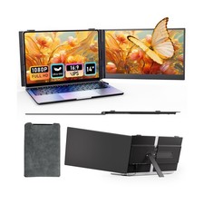 14" Laptop Screen Extender - Ultra Light 1.31lbs Portable Monitor for Laptop ...