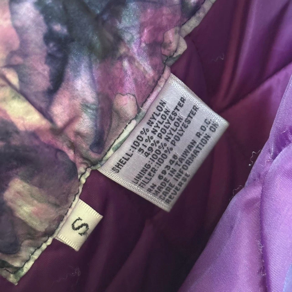 Chaqueta cortavientos vintage años 80/90 abstracta retazos para mujer XL retro de gran tamaño Foto 3 de 4