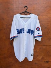 TORONTO BLUE JAYS BASEBALL SHIRT JERSEY STARTER SIZE XXL (52) ADULT