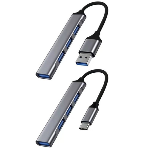 USB Splitter 4 Port USB 3.0 Hub Expander USB Adapter Station USB Hub 4 Ports