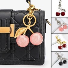 Cherry Keychain Pendant, Cute Fruit Keyring for Bags, Gifts  Accessories