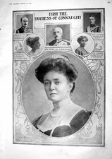 Old 1917 Duchess Connaught Duke Prince Sweden Patricia Arthur German 20th