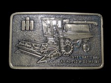 TJ05144 NOS VINTAGE 1978  HARVESTER INTERNATIONAL AXIAL-FLOW COMBINE  BUCKLE
