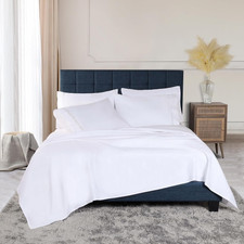 Luxury 1000 Thread Count Egyptian Cotton King Sheet Set - White