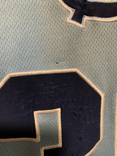 Maglia senza maniche vintage NC NORTH CAROLINA TAR HEELS uomo taglia Med #30 NCAA Colosseo - Foto 4 di 5