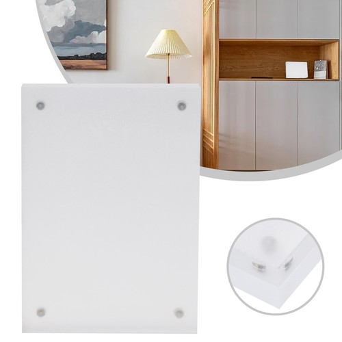 New 0.8+0.8cm Acrylic Photo Frame Transparent Pictures Set Display Double Sided - Picture 4 of 8