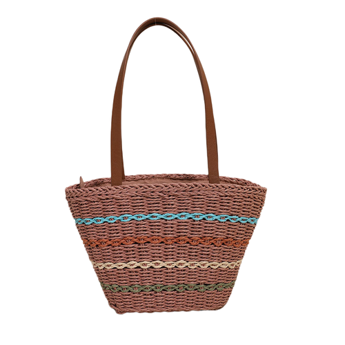 Large Straw Bag for Summer Beach Bag Womens Woven Tote Bags Rattan Shoulder Bags - Picture 60 of 102
