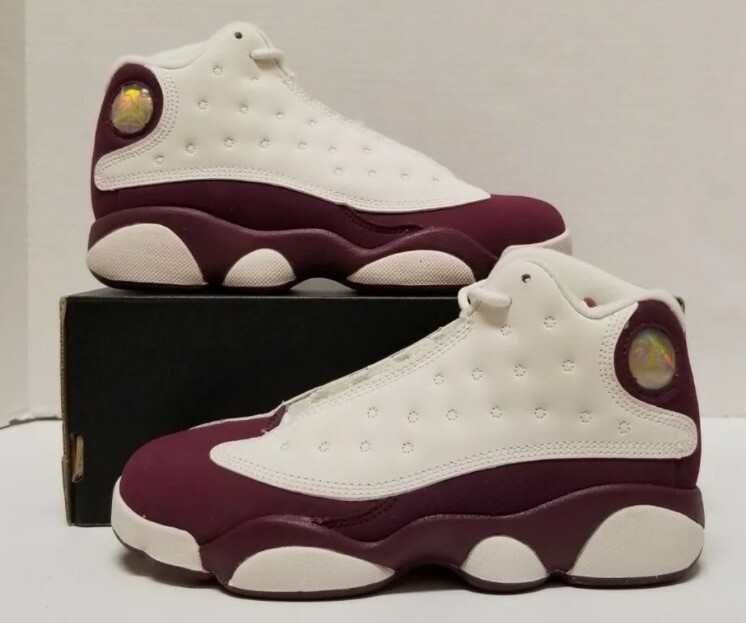 Jordan Retro 13 Shoes Sail And Bordeaux Size 8Y (9.5W) - Jordan 13 Retro Bordeaux Sail 439358-112 | eBay main image 3