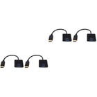 2 Pack Zu VGA -Adapterkabel Konverter Anzeige Auf VGA-Adapter