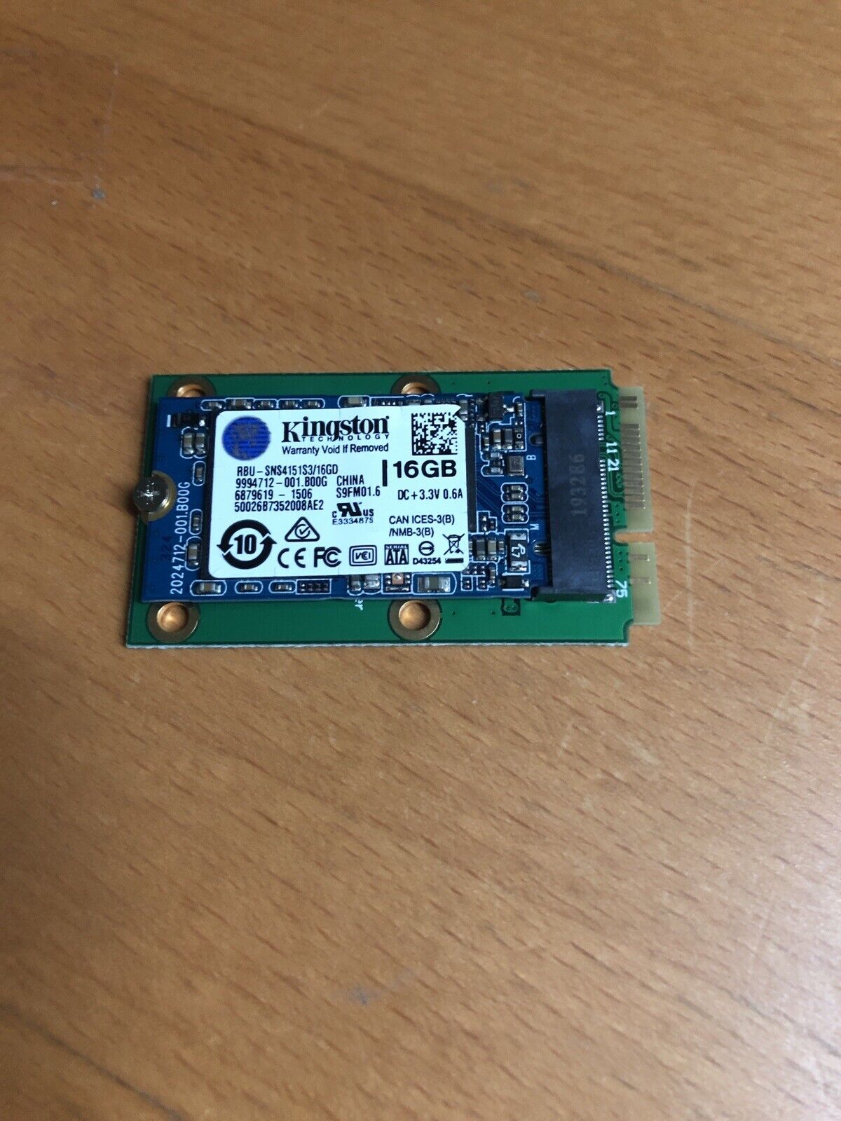 mSATA 16GB SSD eBay