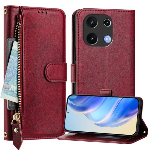 For UMIDIGI Note 100 Multi-function 7 Card Slots Leather Wallet Stand Case Cover - Picture 17 of 27