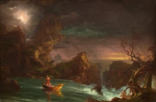The Voyage of Life Manhood Painting by Thomas Cole Art Repro FREE S/H