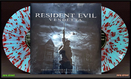 RESIDENT EVIL VENDETTA Soundtrack 2 LP auf SPLATTER VINYL neu VERSIEGELT Kenji Kawai