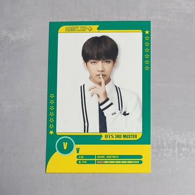 BTS 3rd Muster Seoul ARMY Zip+ Official Player Card Set - V