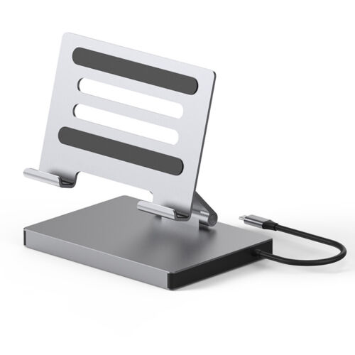 Soporte para tableta plegable USB3.0 USB-C soporte concentrador estación de acoplamiento adaptador multipuerto - Imagen 2 de 7