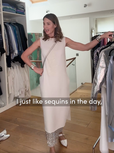 Zara Trinny Kleid Tunika mit Perlenfedern und Schlitzen Neu mit Etikett💕 Größe S