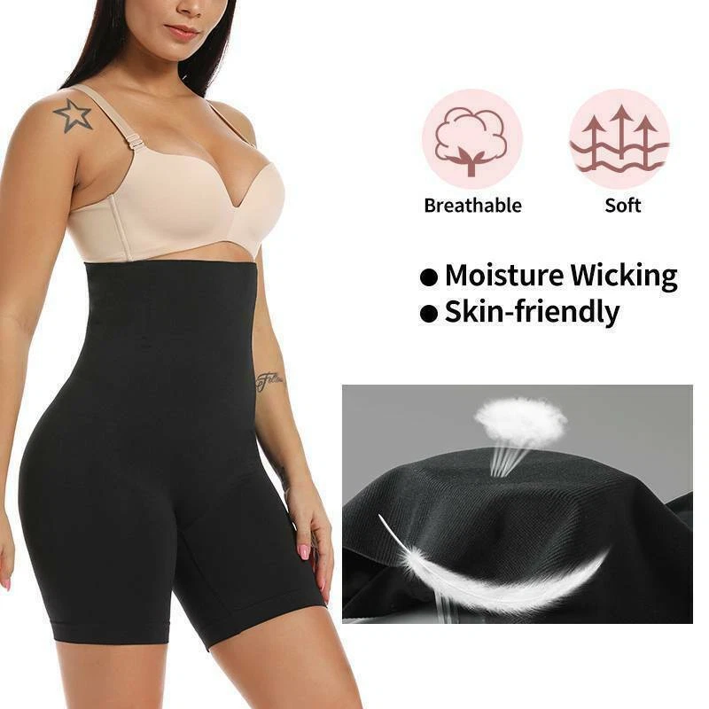 SHAPERMINT High Waisted Body Shaper Shorts Shapewear for Women Tummy Control  Thi