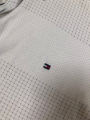 TOMMY HILFGIER White Polo T-Shirt Cotton Outdoors Outerwear - Picture 2 of 11