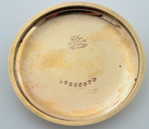 Vintage 1919 South Bend Gold Plated Pocket Watch (AS IS) - Picture 4 of 4