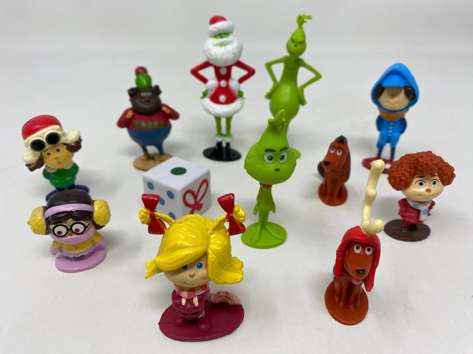 Juego de Navidad El Grinch que robó - Juego de 12 piezas - Juego de figuras nuevo Foto 3 de 4
