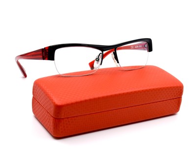 ALAIN MIKLI AL 0794 0013 BLACK RED AUTHENTIC EYEGLASSES NEW ALAIN MIKLI AL 0794 0013 BLACK RED AUTHENTIC EYEGLASSES  main image 2