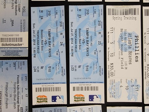 Lotto Biglietti Baseball Stub Phillies Twins Blue Jays Braves Giants Raggi Cowbell - Foto 6 di 14