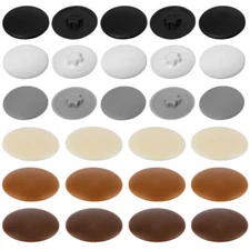 20x Screw caps covers TORX T10 to 40 head push fit furniture quality plastic cap