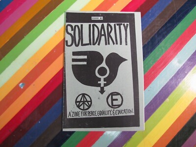 vtg punk protest zine - Solidarity 1 Peace Equality Education | eBay