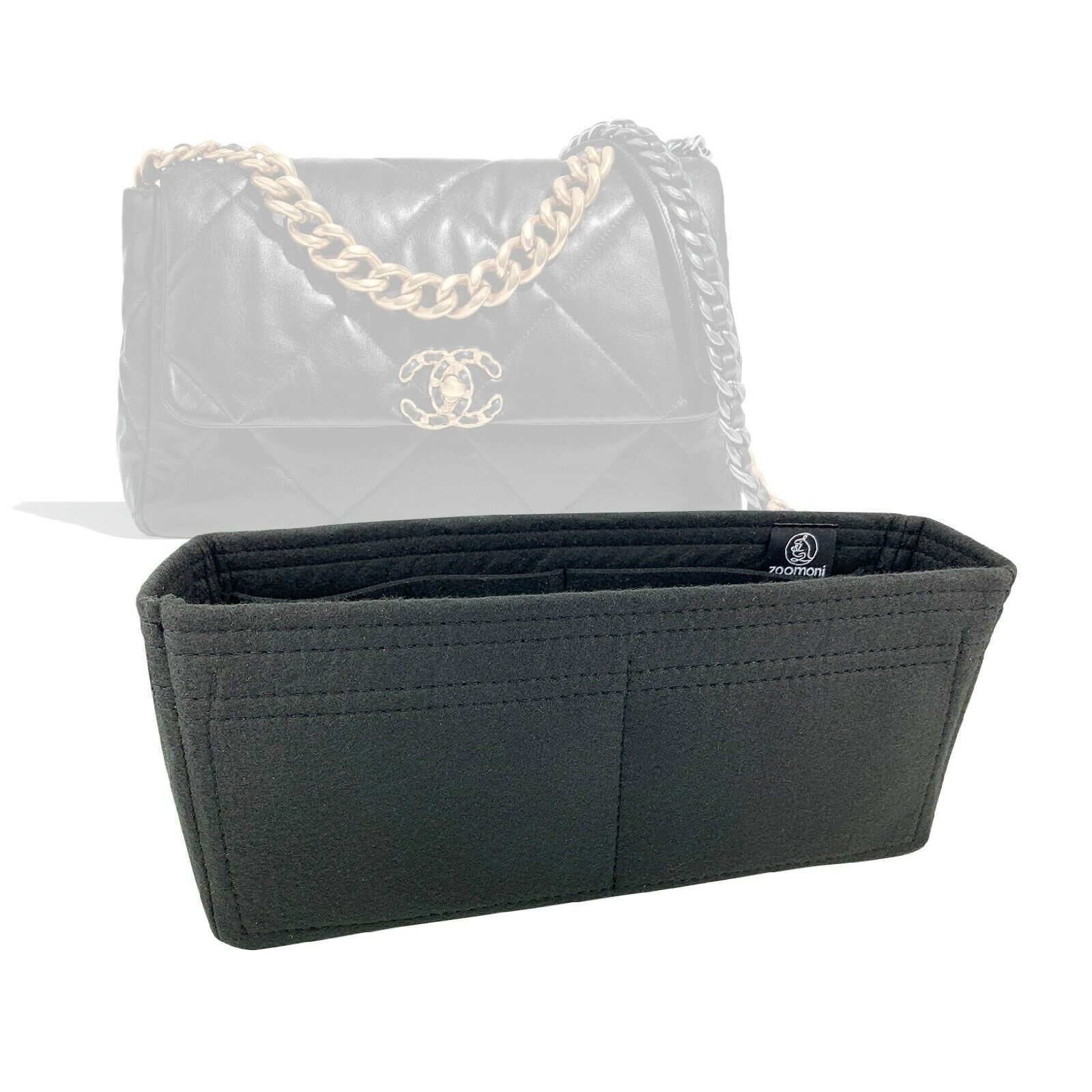 Chanel Classic Medium Flap Bag Organizer Insert, Classic Model Bag Organizer