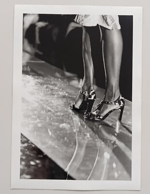 GIANNI VERSACE  FASHION SHOW PARIS HELMUT NEWTON ORIGINAL FOTO PARIS 1996