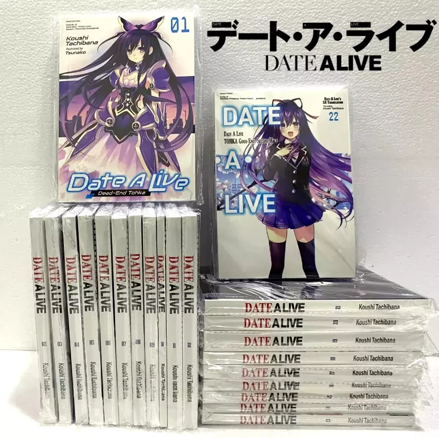 Date A Live English Light Novel Volume 1-22 New by Kōshi Tachibana