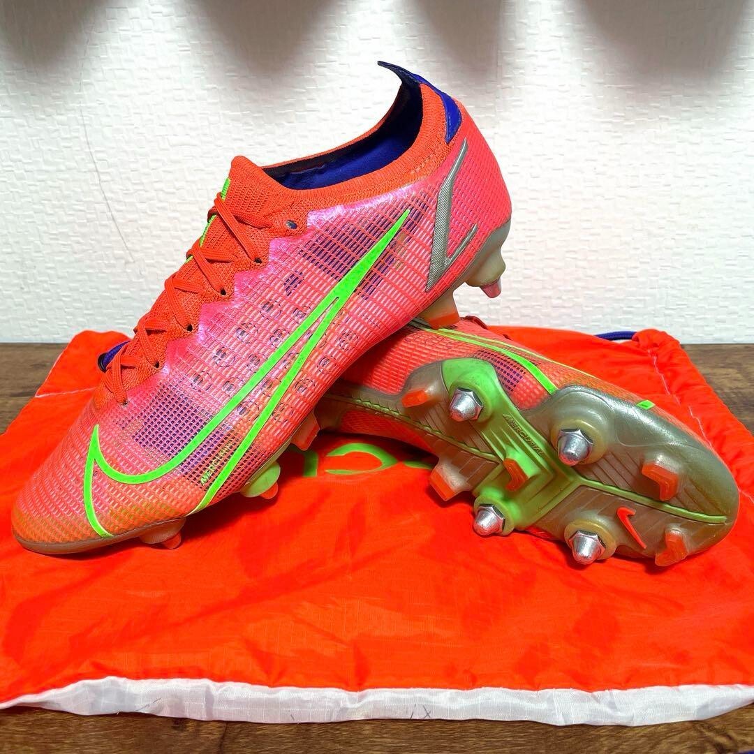 Nike Mercurial Vapor 14 Elite SG-Pro US 9.5 Soccer Cleats Nike Mercurial Vapor 14 Elite SG-Pro US 9.5 Soccer Cleats