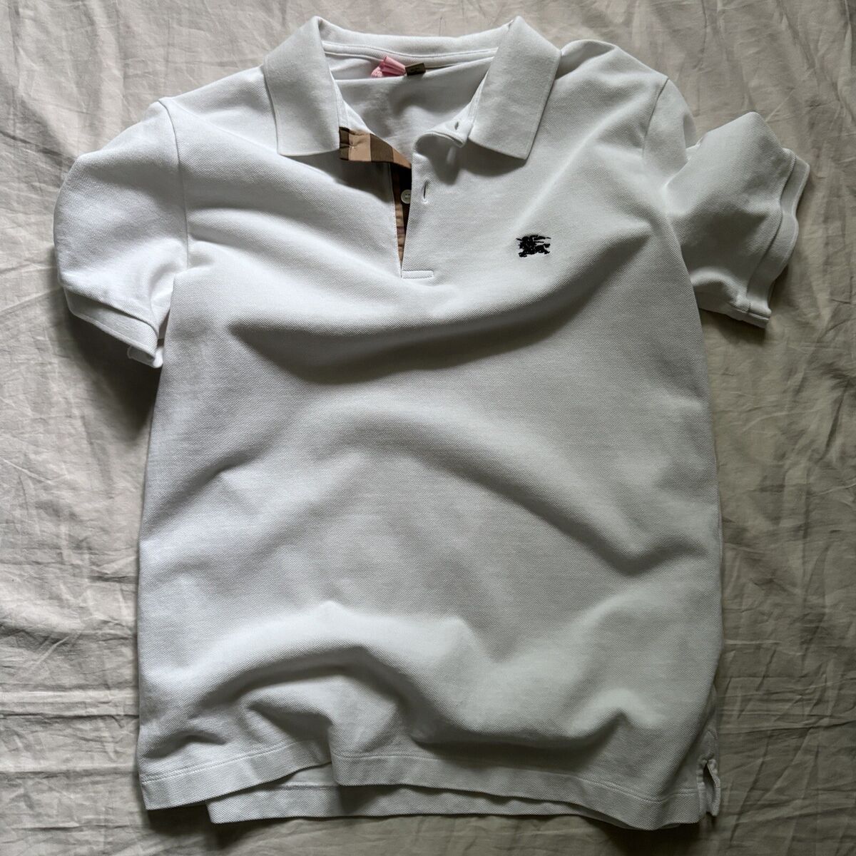 Burberry Polo Shirt Men's Medium Burberry London White Polo Burberry Polo Shirt Men's Medium Burberry London White Polo