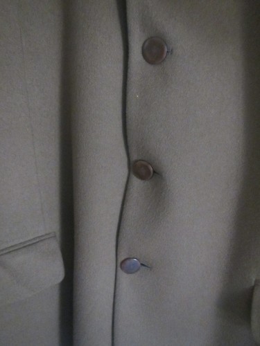 Blazer Abrigo Deportivo Vicuña Marrón 100% Cachemira Forrado Línea Talla M - L - Imagen 5 de 16