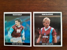 Lot 2 stickers West ham united 1990