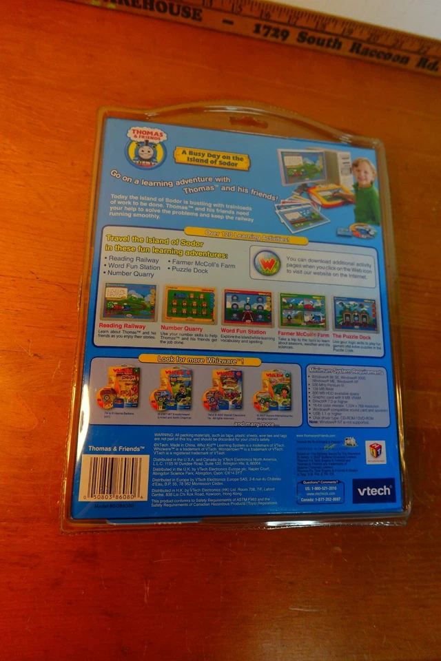 Vtech Whiz Kid Learn System:Thomas & Friends-A Busy Day 2007, Boys & Girls Pre K - Image 2 of 2