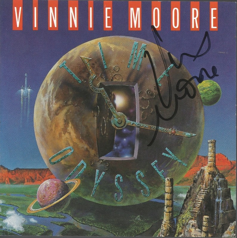 Time Odyssey * by Vinnie Moore (CD, 1988, Squawk) Original Autographed